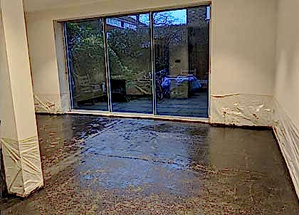 A moisture reader will determine the moisture levels