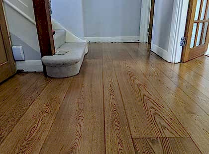 Practical functional natural beautiful simple random width oak hardwood flooring Fin Wood #CraftedForLife