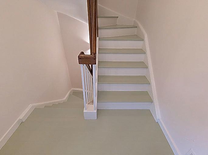 The staircase was carefully strengthened by reinforcing its substructure #CraftedForLife