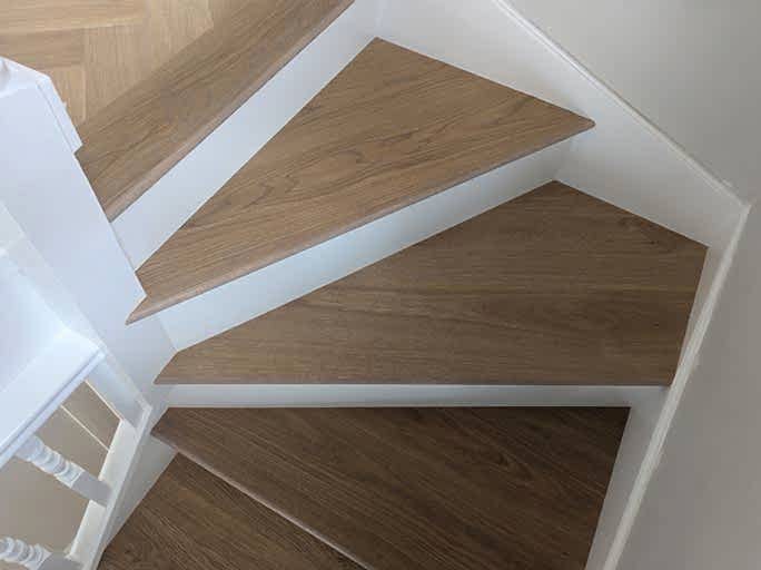 We focused on reinforcing the staircase to eliminate creaks and rattles #CraftedForLife